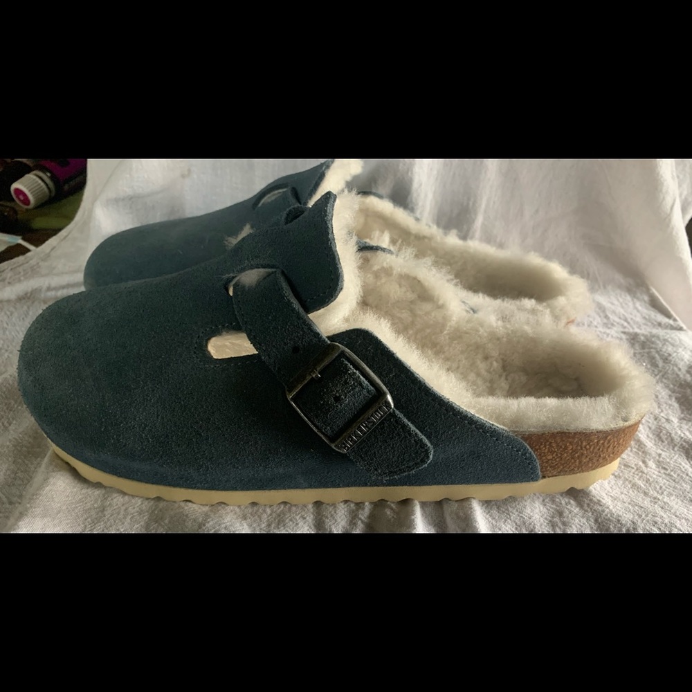 Birkenstock Boston Shearling Clogs 38